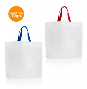 ECO BOLSA 45X40 70G. MANIJA COLOR