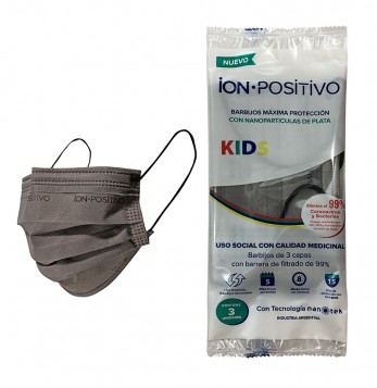 BARBIJOS ION-POSITIVO KIDS gris