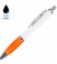 BOLIGRAFO BREMEN WHITE, NARANJA, TINTA NEGRA
